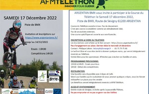 Invitation Course Téléthon