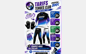 ESSAYAGE DES TENUES – ARGENTAN BMX