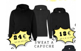Switch à capuche du du XS au 4XL