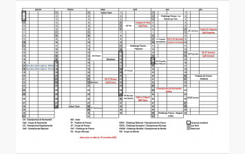 CALENDRIER NORMANDIE 2026